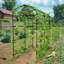 222cm H x 120cm W Iron Arched Trellis
