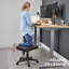 Tabouret à hauteur réglable pour les pieds, repose-pieds en cuir de polyuréthane avec roulettes, tabouret à roulettes avec roulettes, tabouret de meuble-lavabo mobile pour bureau, salle de maquillage, salon, salon-1994290767