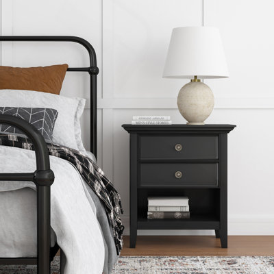 Amherst - Bedside Table - Black