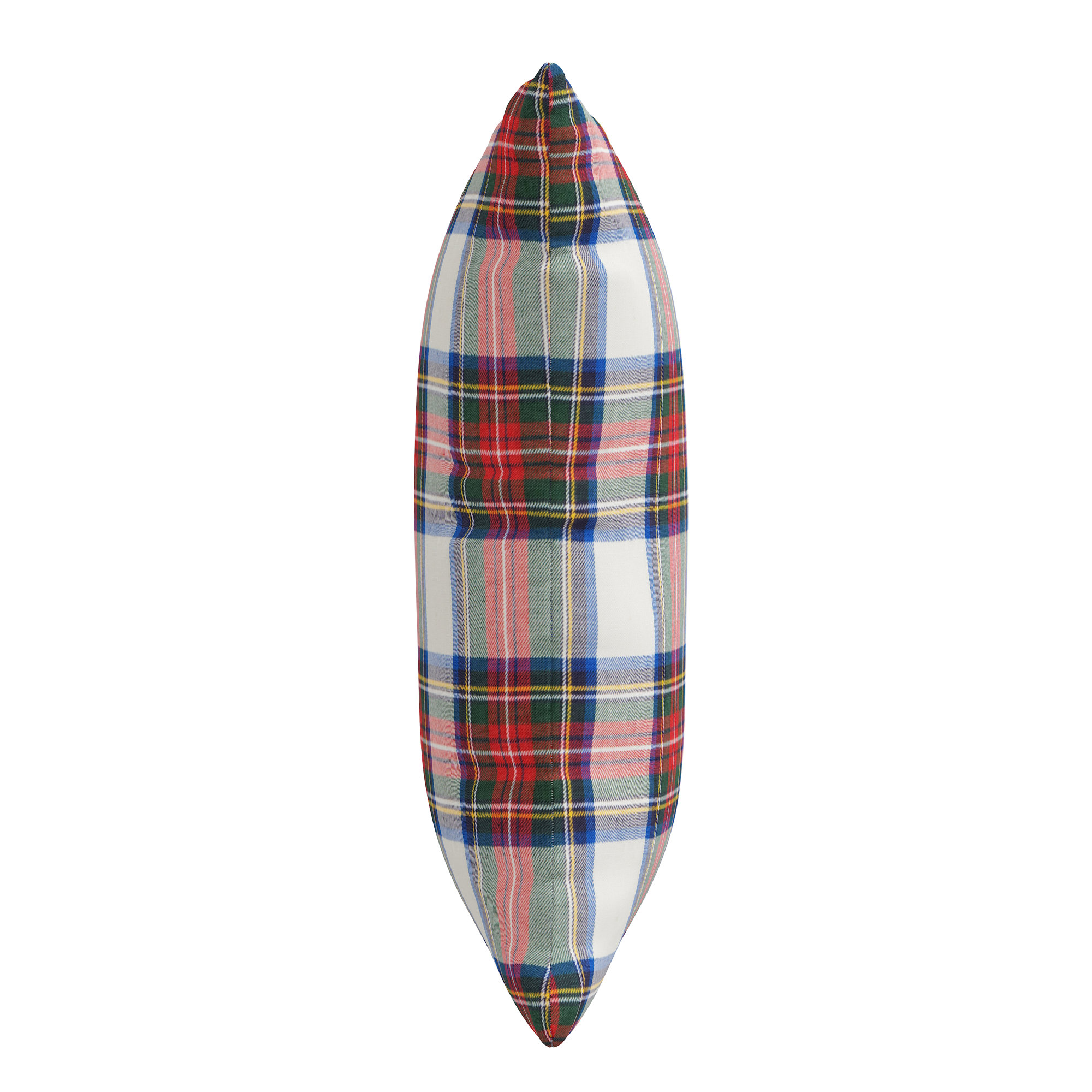 Rockleigh Plaid Cotton Pillow Cover, Feathers, 22" x 22"