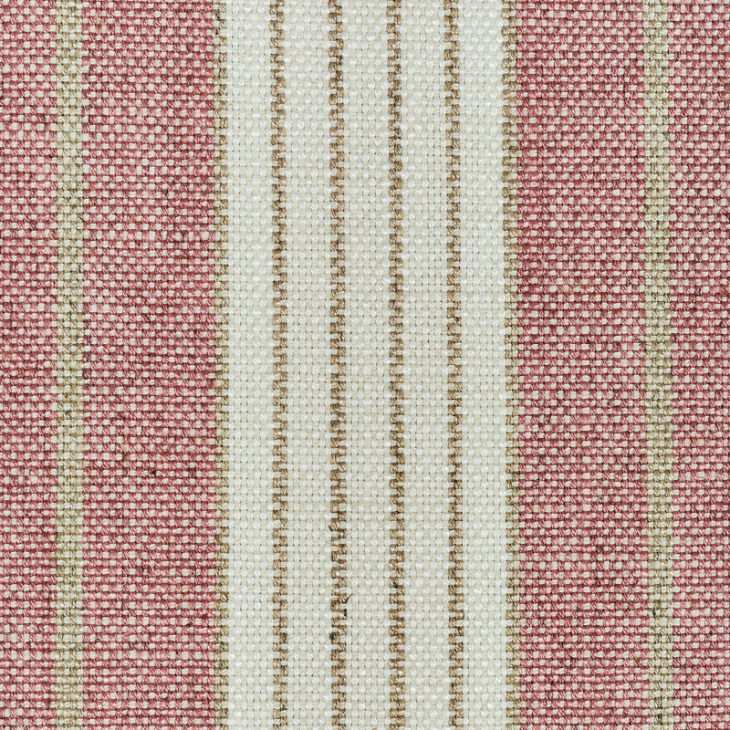 Horst Stripe Fabric, Rose
