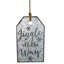 Décoration murale de Noël «Jingle All The Way» 12,25 po
