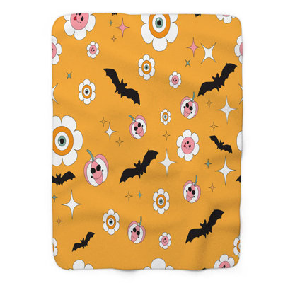 Halloween Glow - 1 Piece Premium Sherpa Blanket