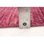 Tapis décoratif en laine magenta foncé de conception unique 5 pi x 7 pi 4 po noué à la main New Age