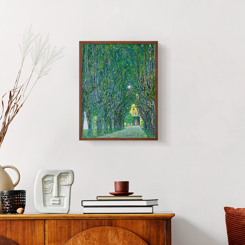 " Gustav Klimt VI " on, Walnut, 10" H x 8" W
