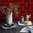 Premium 3" x 6" Straight Edge Glass Mosaic Subway Tile-44865544