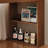 Walnut Rectangular Solid Wood desk-108841195
