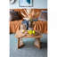 Table basse 27,6 x 27,6 x 13,8 po en teck