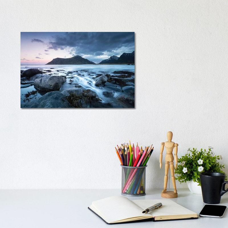 Arctic Dusk by Andreas Stridsberg - Gallery-Wrapped Canvas Giclée on Canvas, 20.32 cm H x 30.48 cm W, Wrapped Canvas