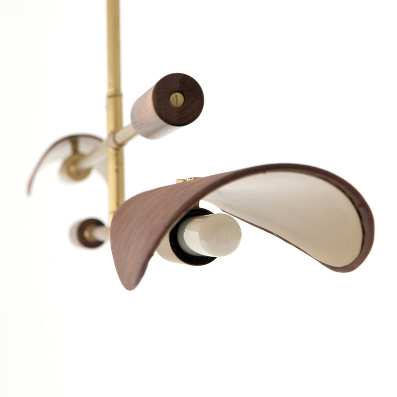 Astrid 3 - Light Chandelier, Brown