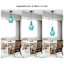 Luminaire suspendu simple à 1 lumière-895881130