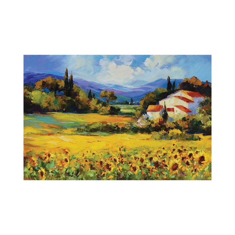 La Belle De Jour by Tatyana Yabloed - Painting on Canvas, Wrapped Canvas, 45.72cm H x 66.04cm W x 3.81cm D