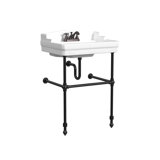 Cheviot Products Essex 24" Console Bathroom Sink with Overflow & Metal Base