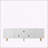 White TV Stand Fluted 68" t
