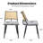 Fabric Upholstered Side Dining Chairs-2120704264