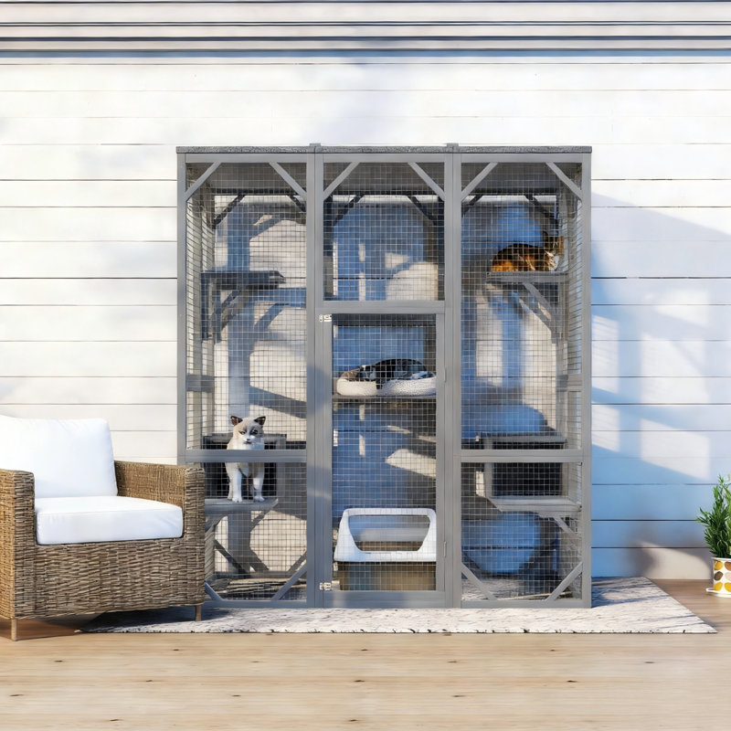 Loft pour chat The Breezy Garden