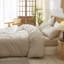 Ensemble de housse de couette 100% coton lavé Doneus-113301286-113301287