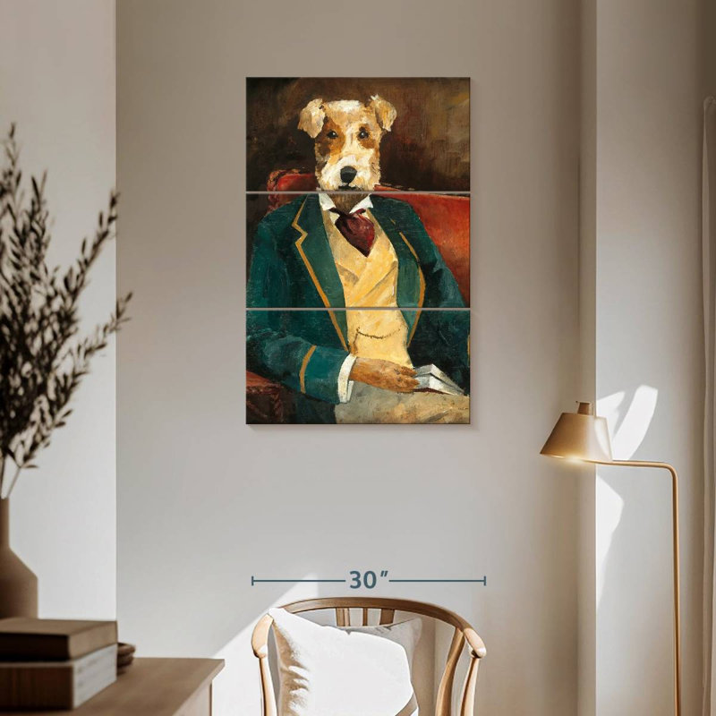 Brampt Edgar Allen Paw, 57" H x 36" W