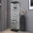 Inetta Glass Display Stand, Glass Display Cabinet, Curio Cabinet, Glass Stand, China Cabinet, Dining Cabinet with 4 Shelves and Door-2105890014-2123594891