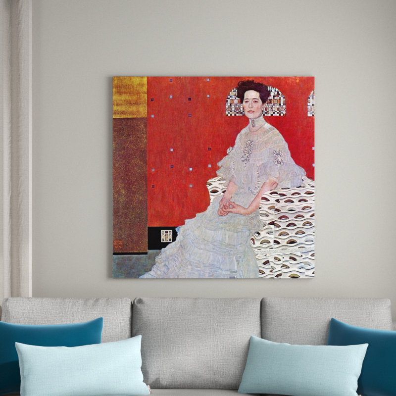 Gustav Klimt - Wrapped Canvas Painting, 70cm H x 70cm W x 1.8cm D