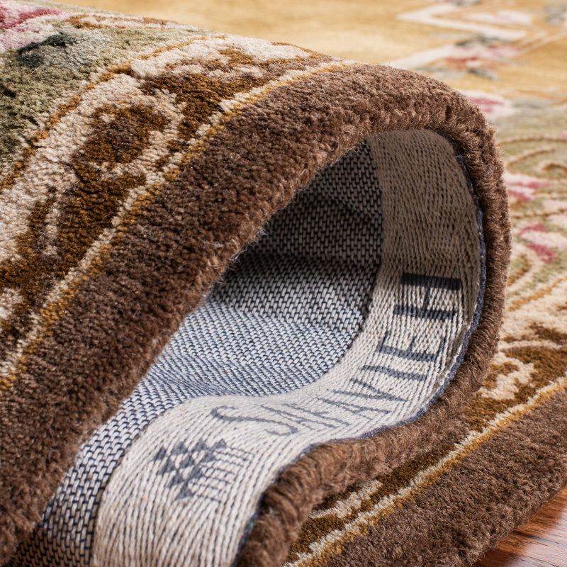 Hand Tufted Wool Rug, Round 3'6"