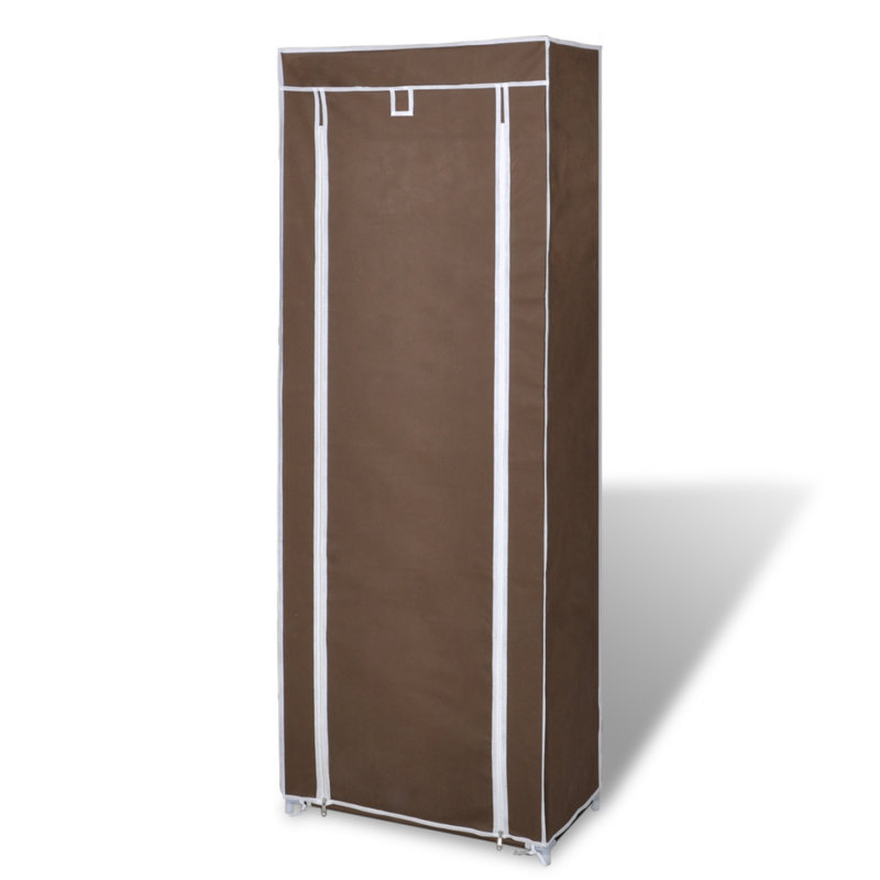 20 Pair Flip Down Shoe Storage, Brown