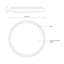 Hampton 1 - Light LED Flush Mount-68187631-68187632