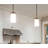 Mini luminaire suspendu 1 lumière avec double verre suspendu-90149189