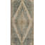 Tapis turc vintage en laine noué à la main beige style Oushak rétro circa 1940 5 pi 7 po x 10 pi 2 po