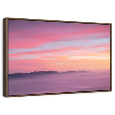 Lever de soleil rose