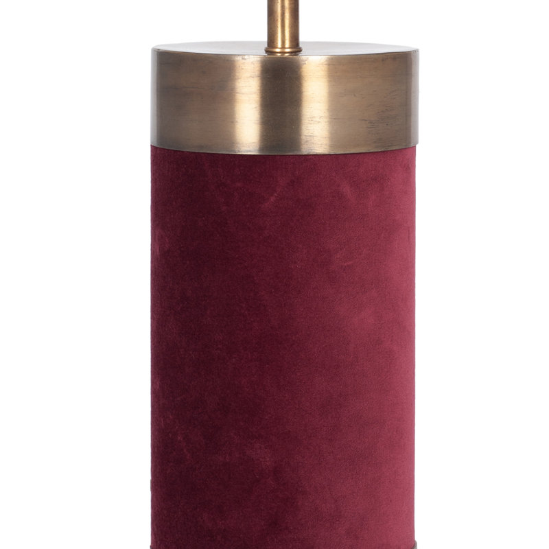 Mebane Metal Lamp Base Lamp, Red