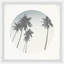 Grey Palms - Single Picture Frame Print-1661097744