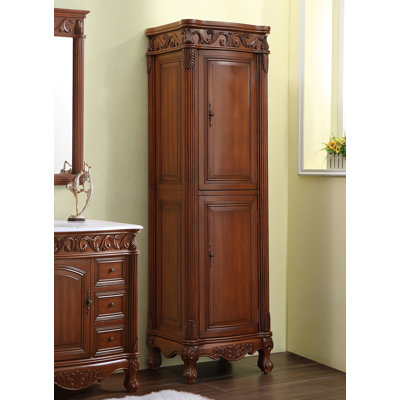Manufactured Wood Freestanding Linen Cabinet