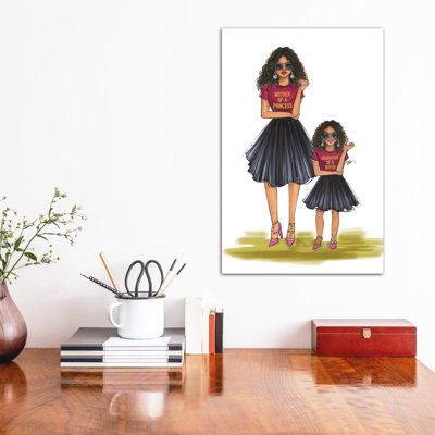 " Mom And Daughter - Queen And Princess " by Rongrong DeVoe