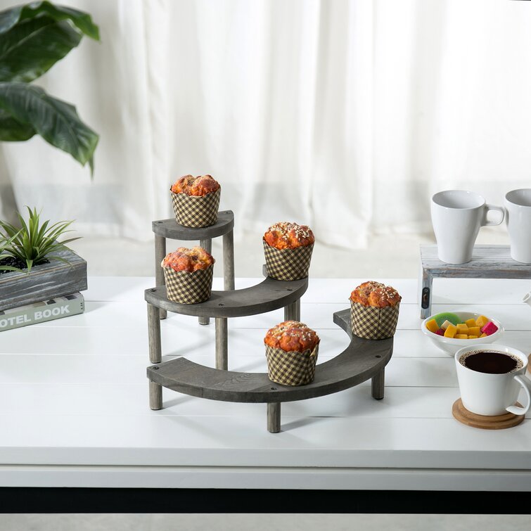 Edgware Wood Cupcake Dessert Display Riser Stand