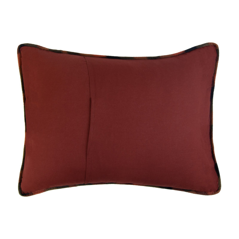 Donna Sharp Woodland Square Pieced Cotton Quilted Standard Pillow Sham, Queen