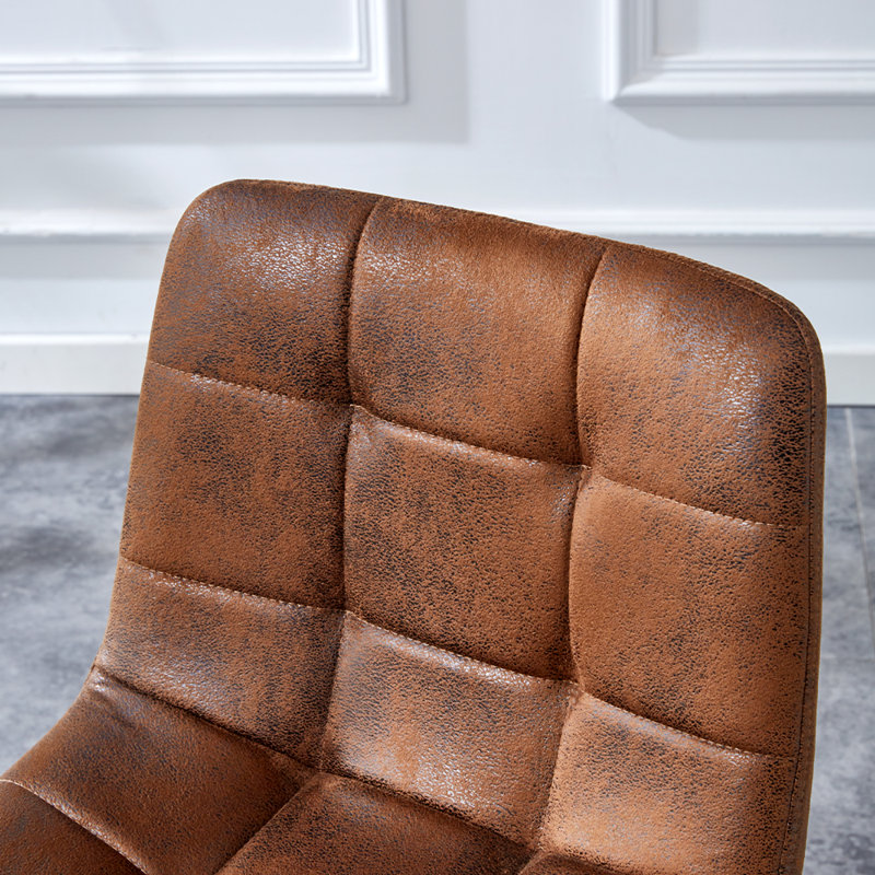 Modern Bar Chair Set, Brown, 2