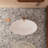 67 inch freestanding solid surface soaking bathtub for bathroom