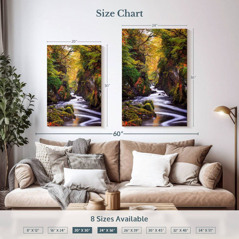 Alvord Scenic Fairy Glen, 36" H x 24" W