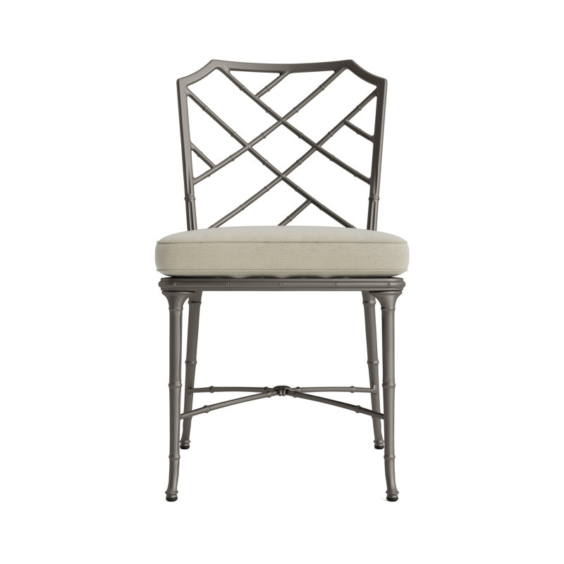 Calcutta Outdoor Dining Side Chair, Mica, Fusion Moccasian, Brown