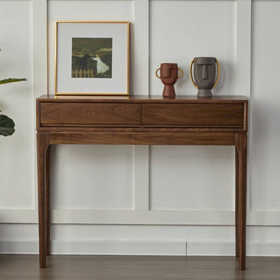 Chinese style retro simple brown console table