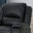 39 Inch Wide Faux Leather Manual Swivel Recliner For Comfort And Style, Perfect For Modern Living Spaces