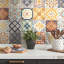 10.5'' W x 10.5'' L PVC Peel and Stick Field Tile