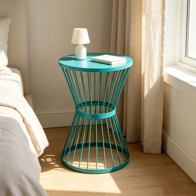Table d'appoint en acier inoxydable de 16 po pour l'extérieur et l'intérieur | Idée de cadeau