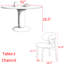 Ensemble de table à manger en bois massif de style français-110332345