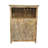 Hand-carved Home Bar With 3 Stemware Rails