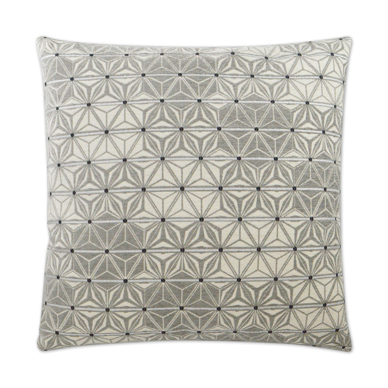 Neptune Geometric Reversible Throw Pillow, Square 24"