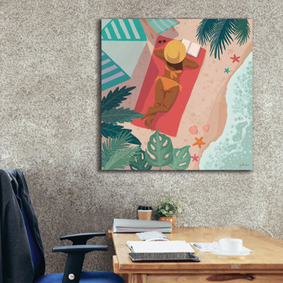 Art mural sur toile Highland Dunes «Beach Babes 1» par Janelle Penner