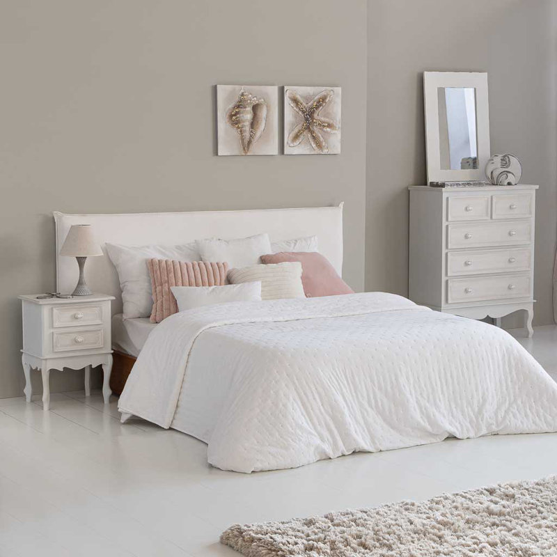 Linmore 42 cm W Bedside Table