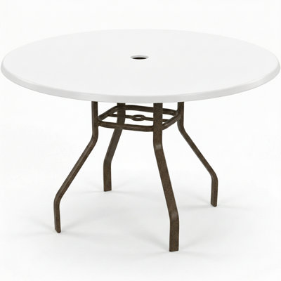 Windward Outdoor Fiberglass 48" Round Dining Table